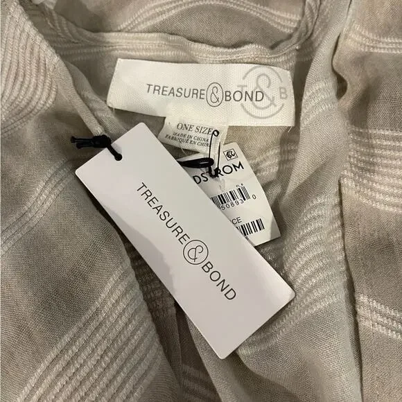 Treasure & Bond NEW OSFM Multi Color Bathing Suit Cover-up NWT - Picture 7 of 8